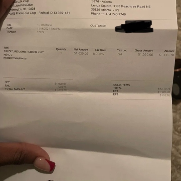 PRADA CLOUDBUST THUNDER RED BAROLO SIZE 9.5 MEN NEW AUTHENTIC CALZATURE UOMO - Picture 6 of 6